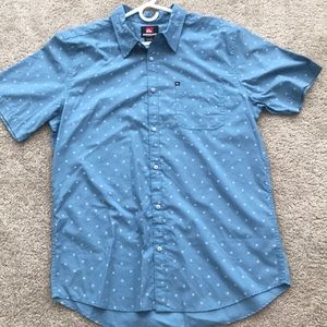 Quicksilver Light Blue Button Up